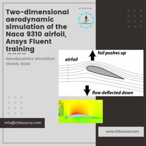 Two-dimensional aerodynamic simulation of the naca 9310 airfoil, Ansys Fluent training