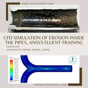CFD simulation of erosion inside the pipes, Ansys Fluent training