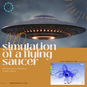 CFD simulation of a flying saucer, Ansys Fluent training
